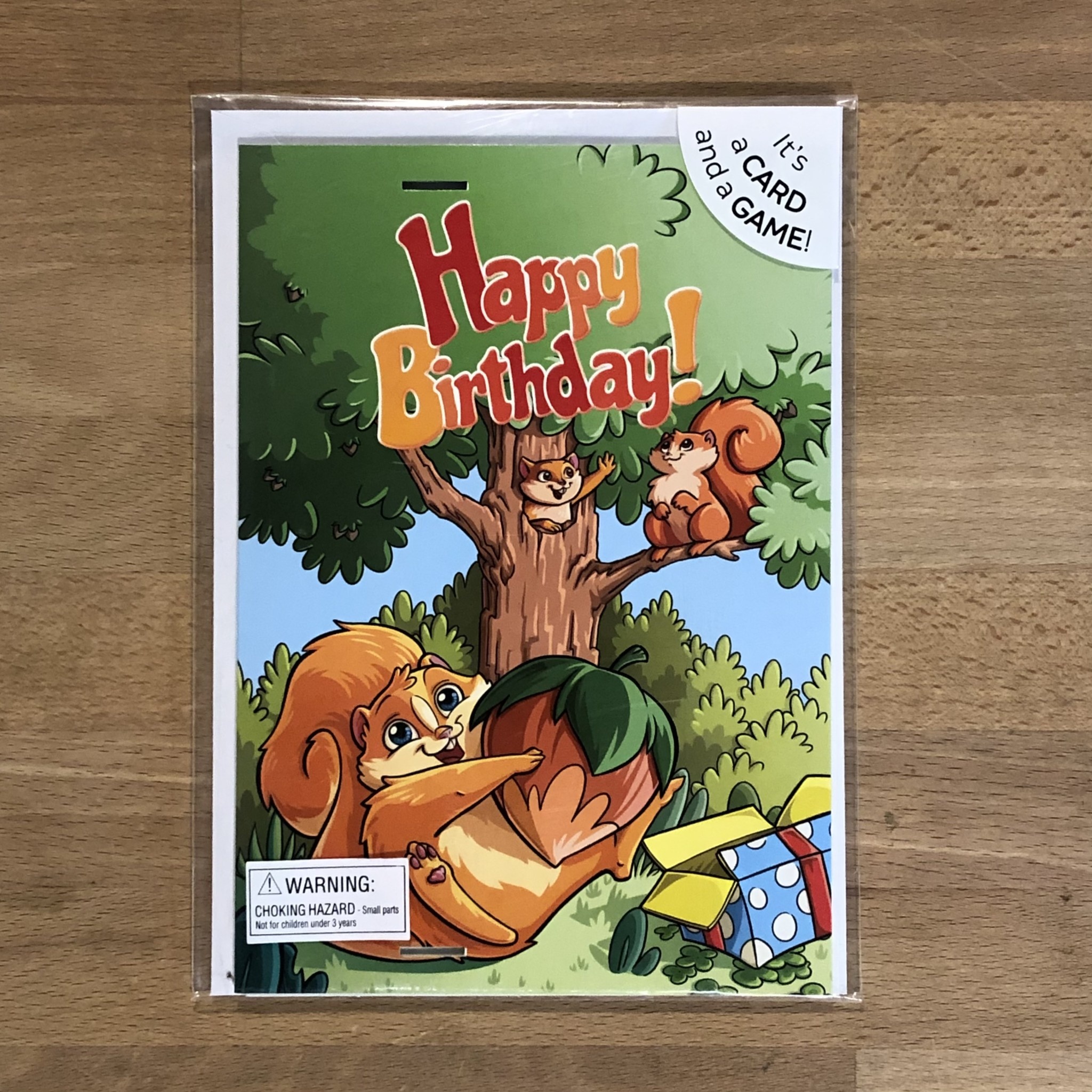 Greeting Card - Pop ‘n Play Birthday Squirrel