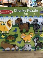 Melissa & Doug Puzzle - Pets Chunky Puzzle