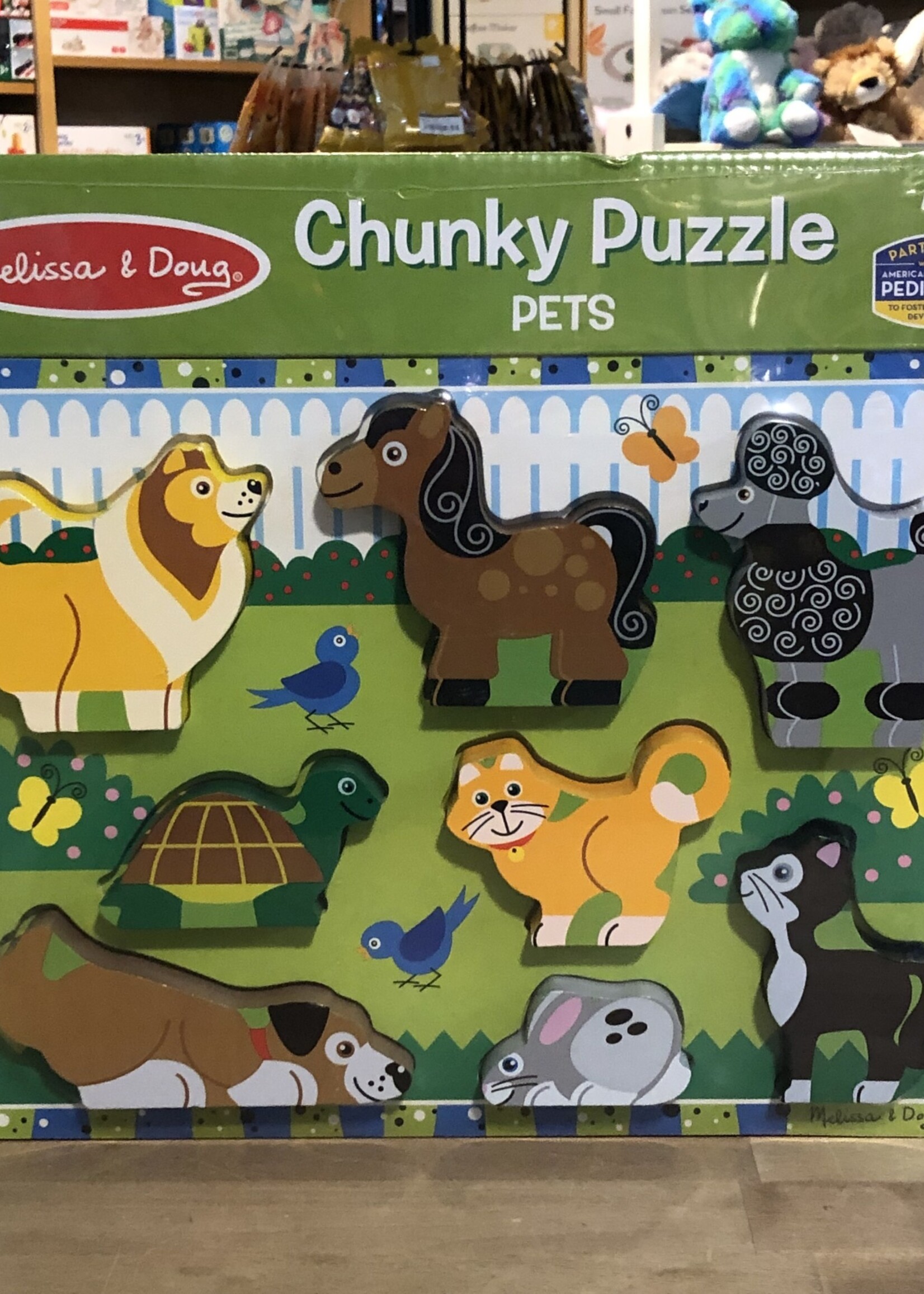 Melissa & Doug Puzzle - Pets Chunky Puzzle