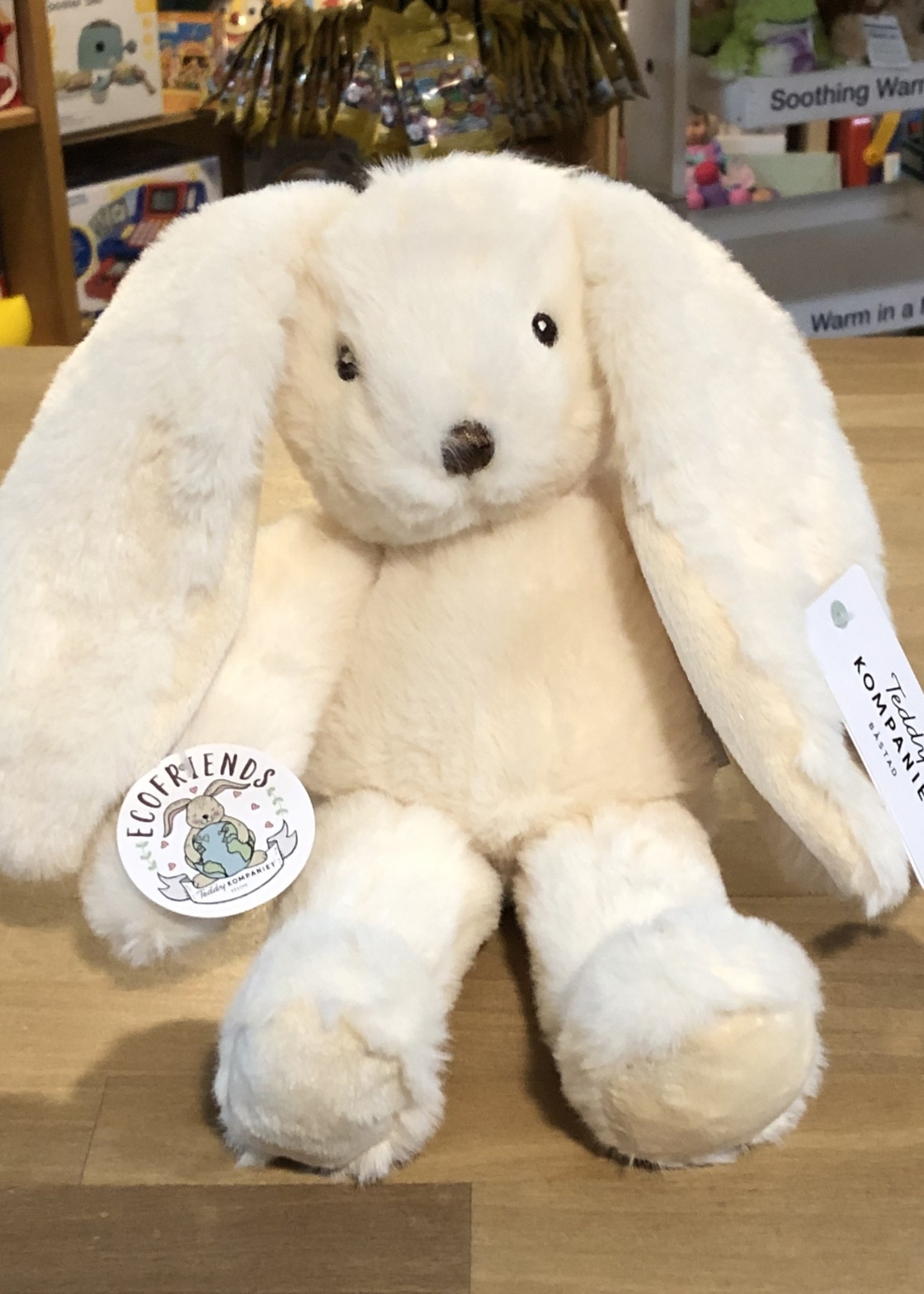 Teddy Komaniet Stuffy - Svea Small Bunny, Cream (Ecofriends)