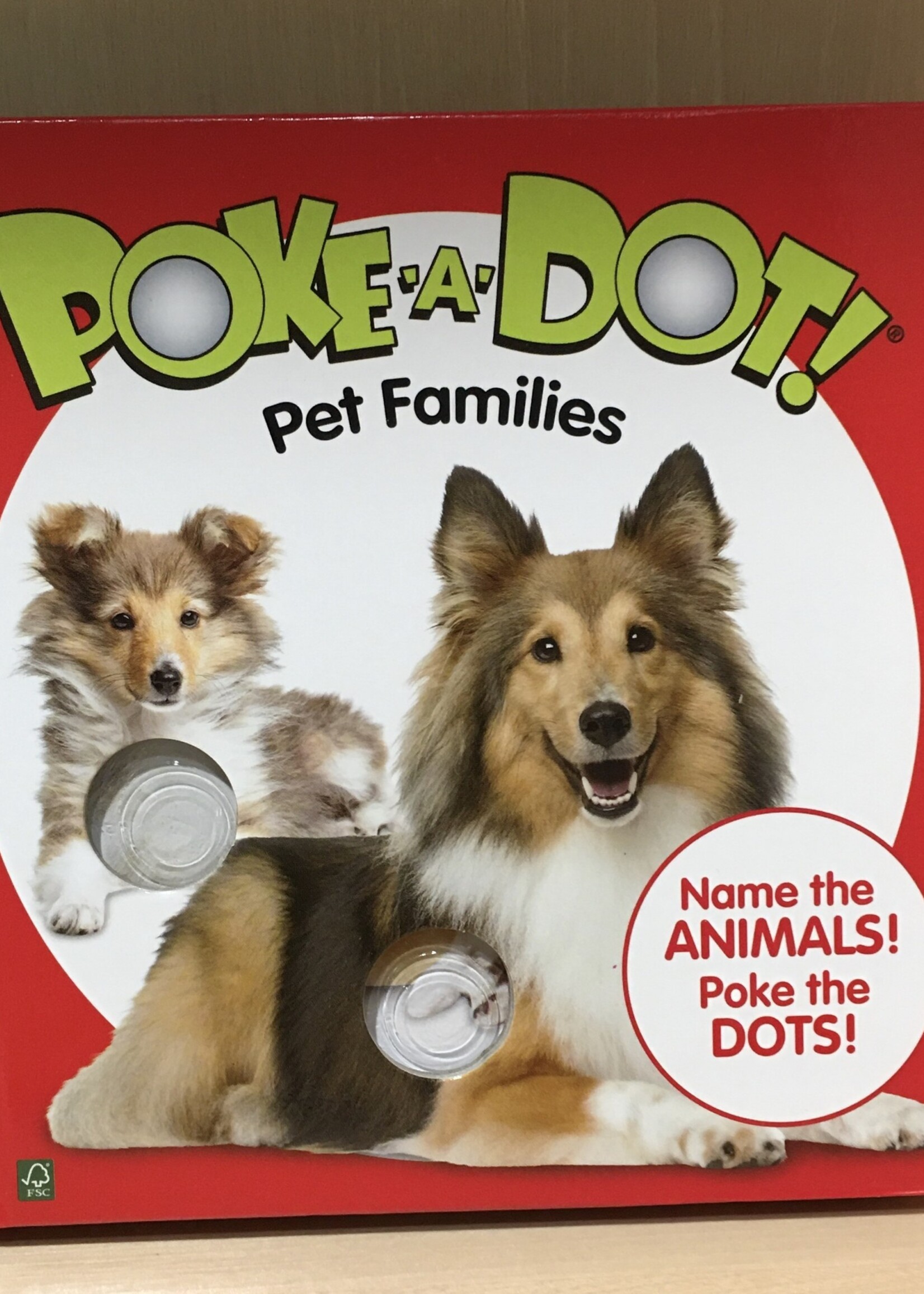 Melissa & Doug Book - Poke-a-Dot: Pet Families