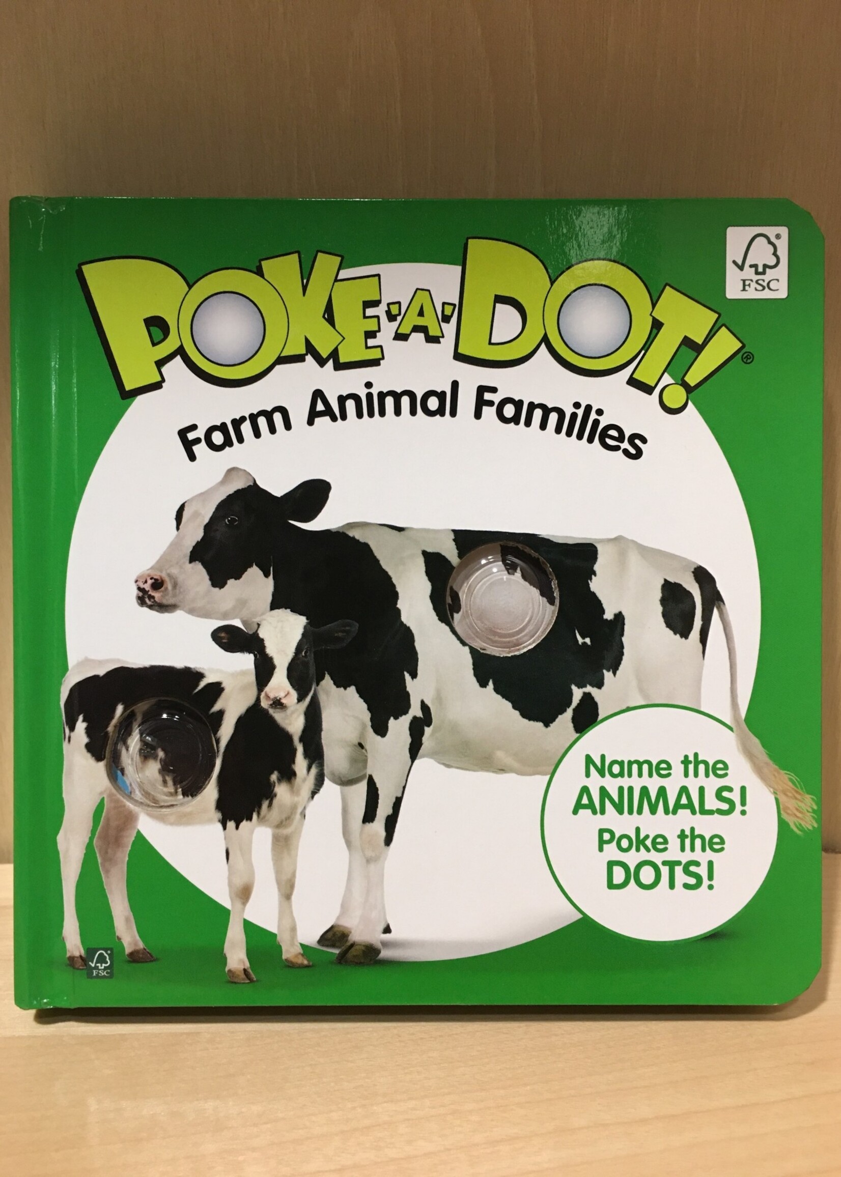 Melissa & Doug Book - Poke-a-Dot! Farm Animal Families