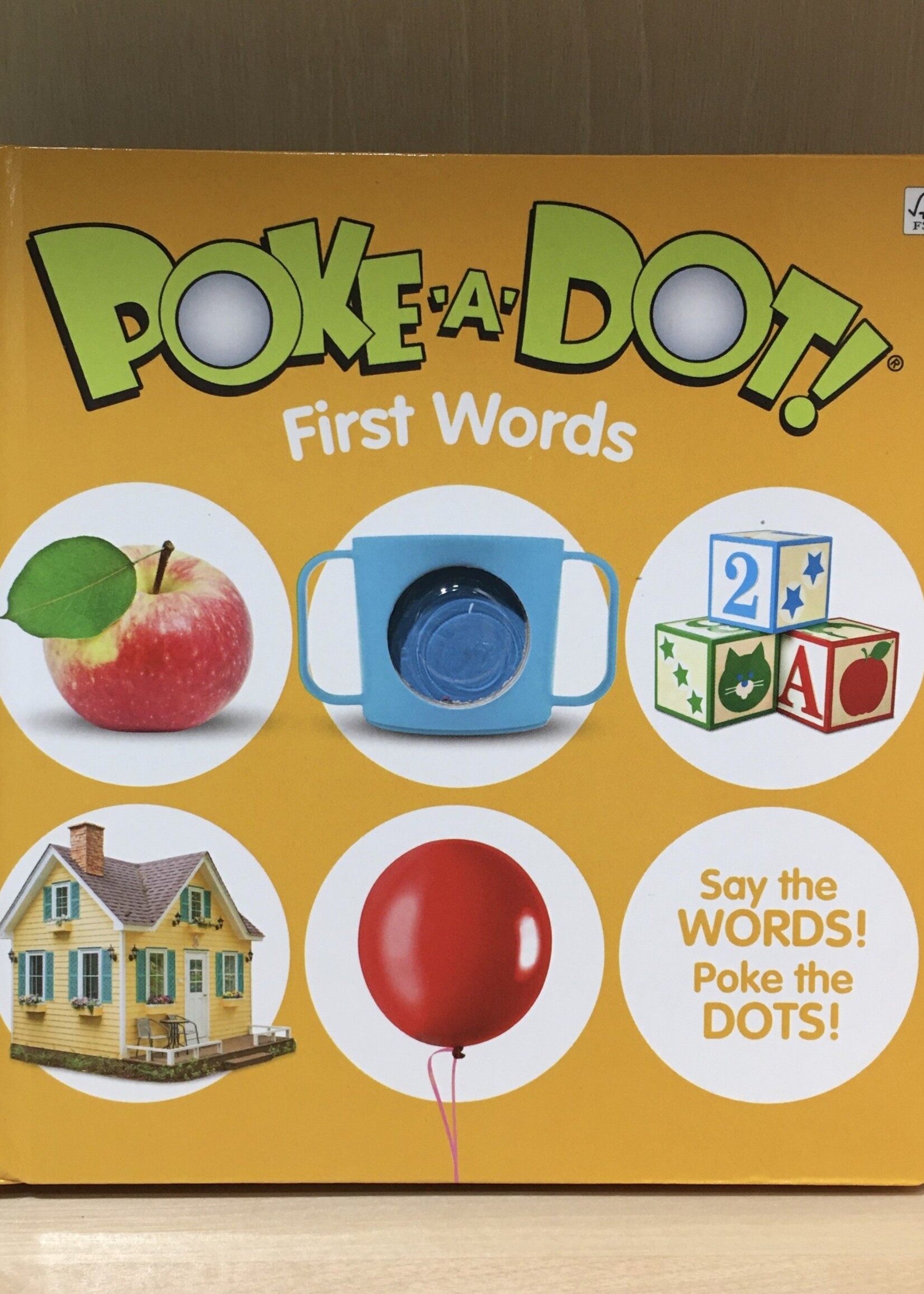 Melissa & Doug Book - Poke-a-Dot! First Words