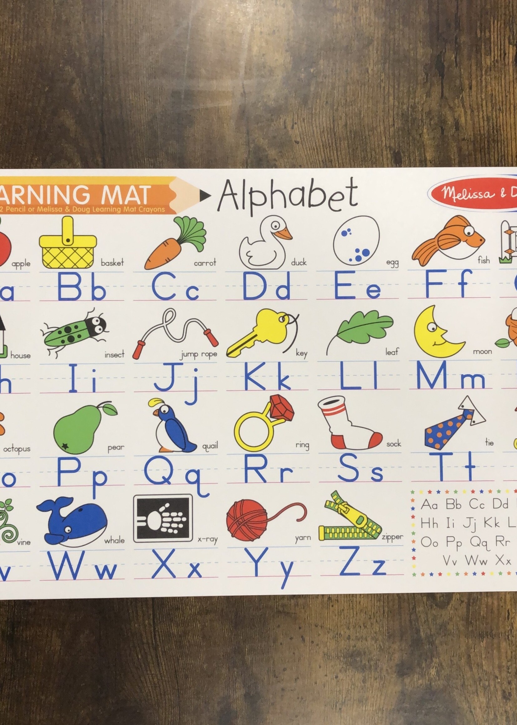 Melissa & Doug Learning  Mat - Alphabet