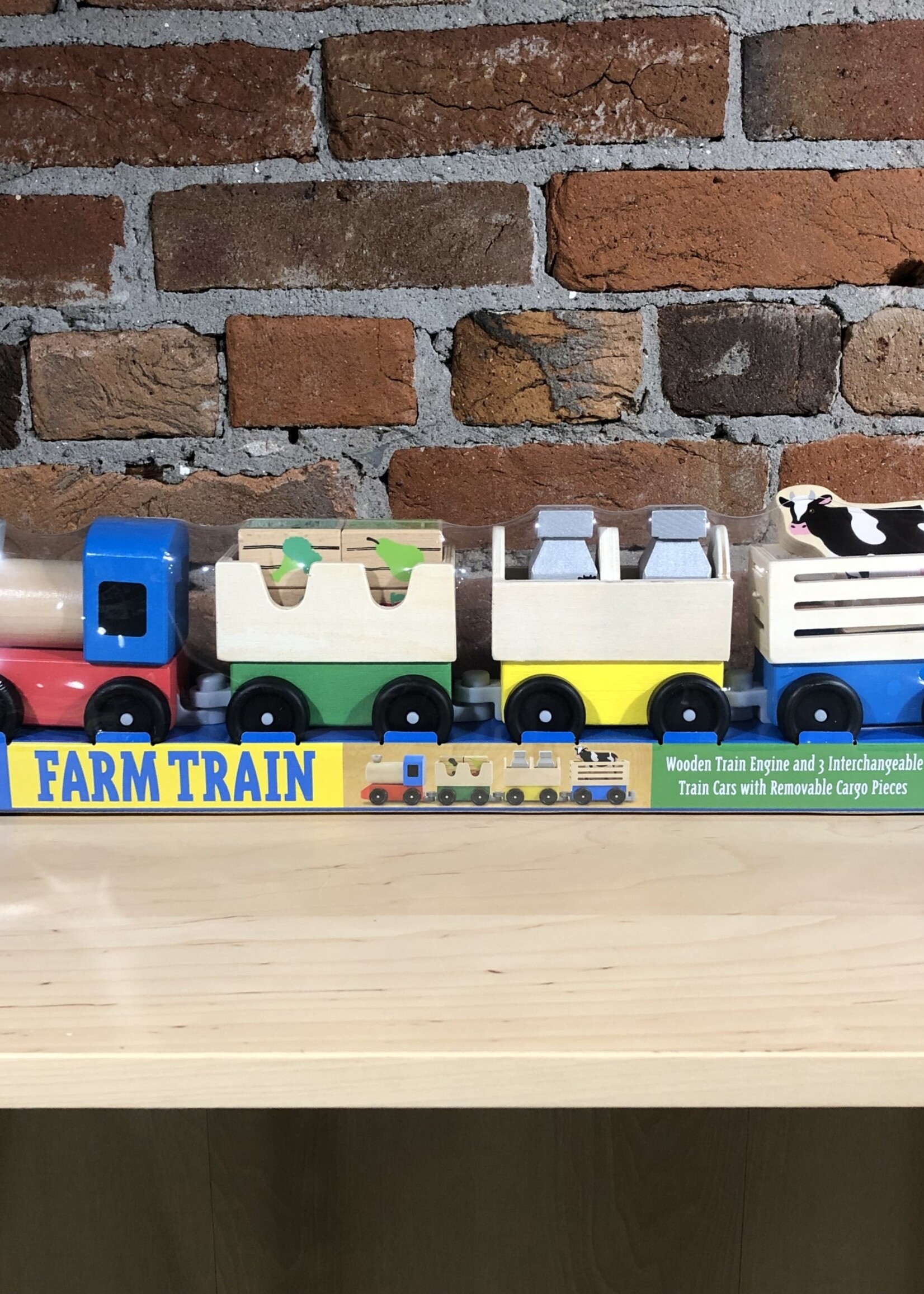 Melissa & Doug Wooden Farm Train