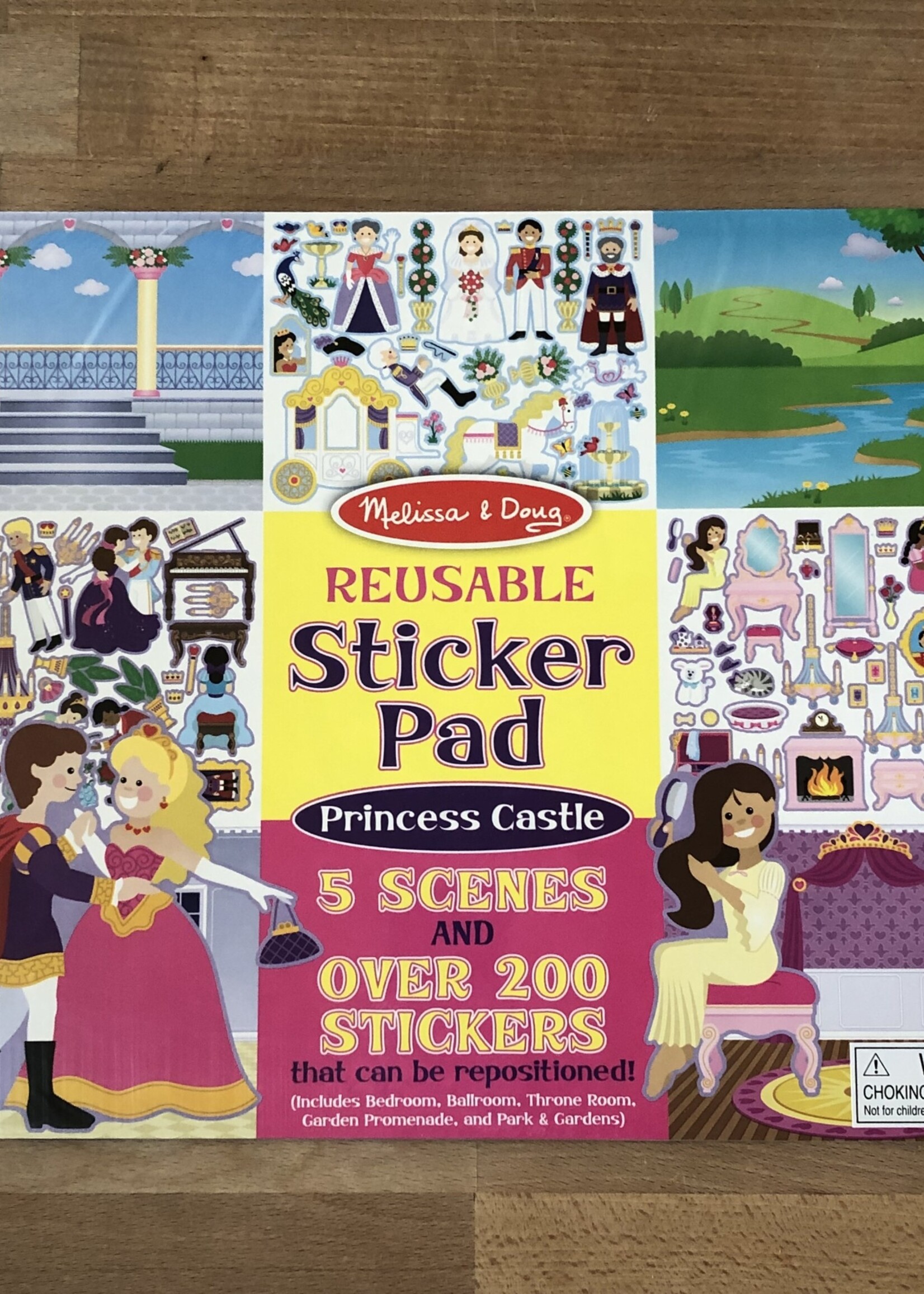 Melissa & Doug Reusable Sticker Pad - Princess Castle