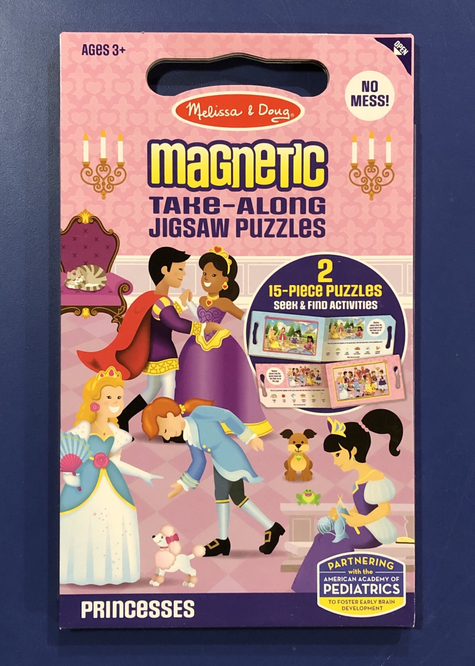 Melissa & Doug Puzzle - Take-Along Magnetic Jigsaw Puzzle: Princesses