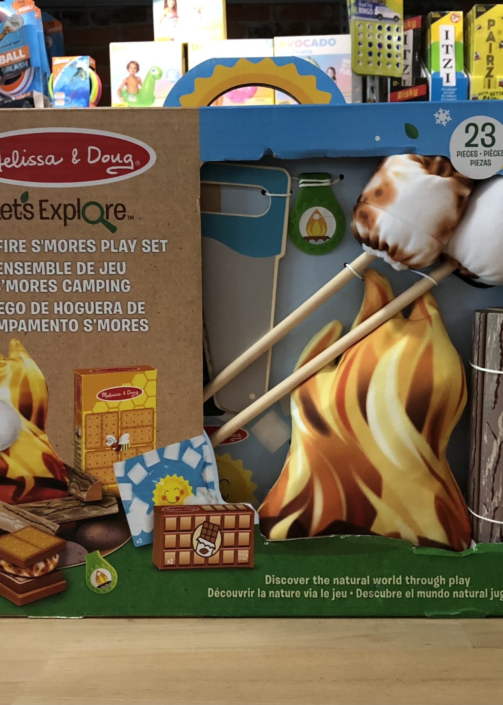 Melissa & Doug Let’s Explore Campfire S’mores Play Set