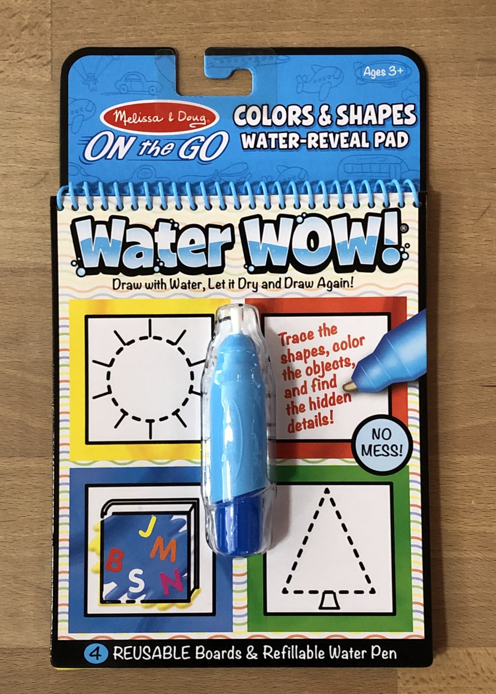 Melissa & Doug Water Wow! - Colors & Shapes Water Reveal Pad