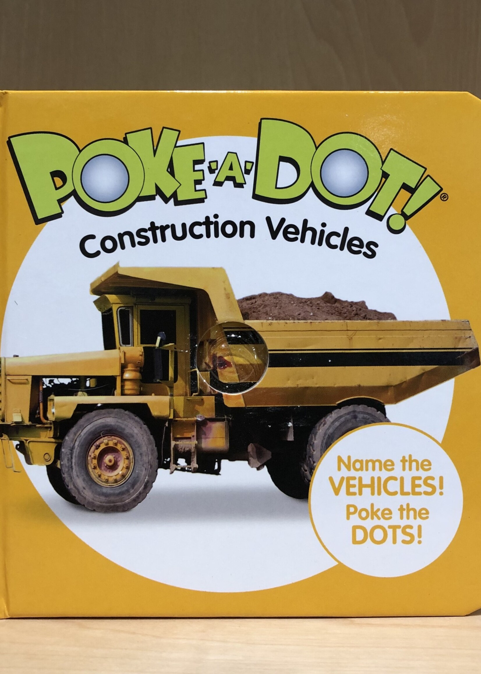 Melissa & Doug Book - Poke-a-Dot: Construction Vehicles