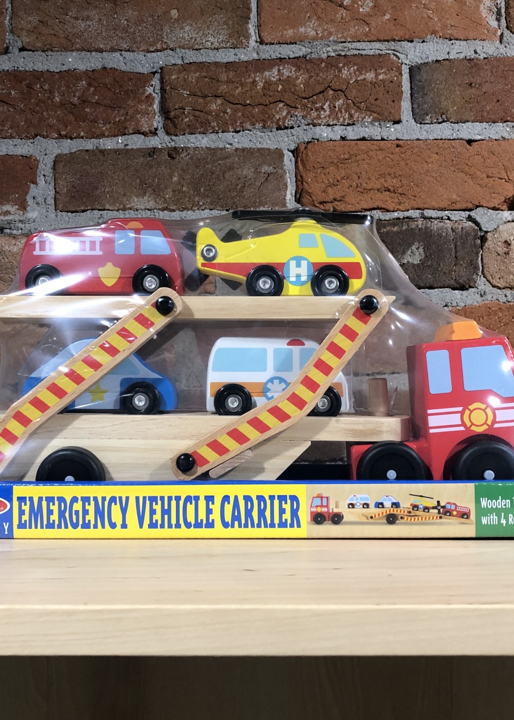 Melissa & Doug Emergency Vehicle Carrier