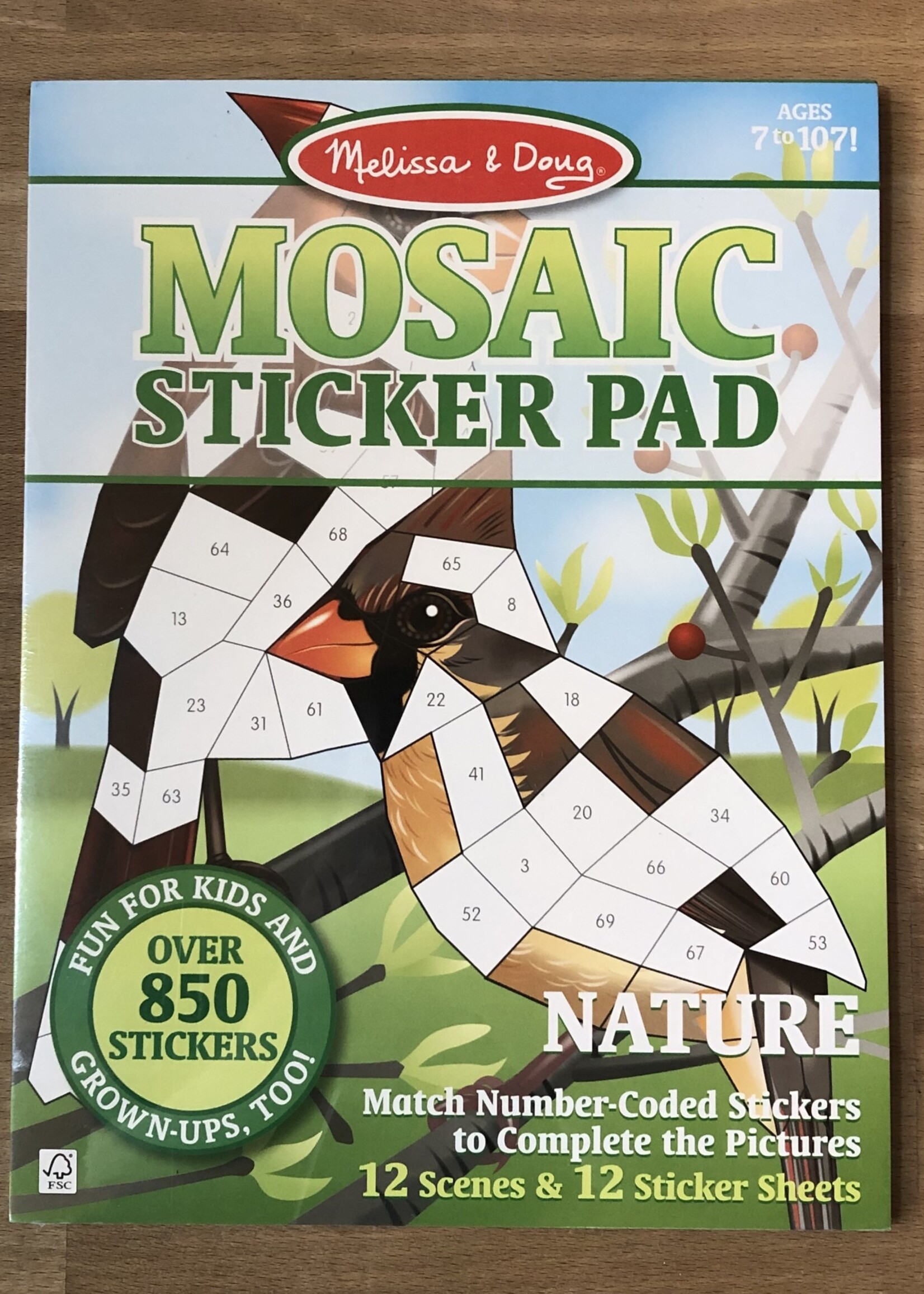 Melissa & Doug Mosaic Sticker Pad - Nature