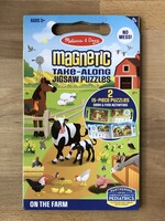 Melissa & Doug Puzzle - Take-Along Magnetic Jigsaw Puzzle: On the Farm
