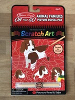 Melissa & Doug Scratch Art - Animal Families Hidden-Picture Pad