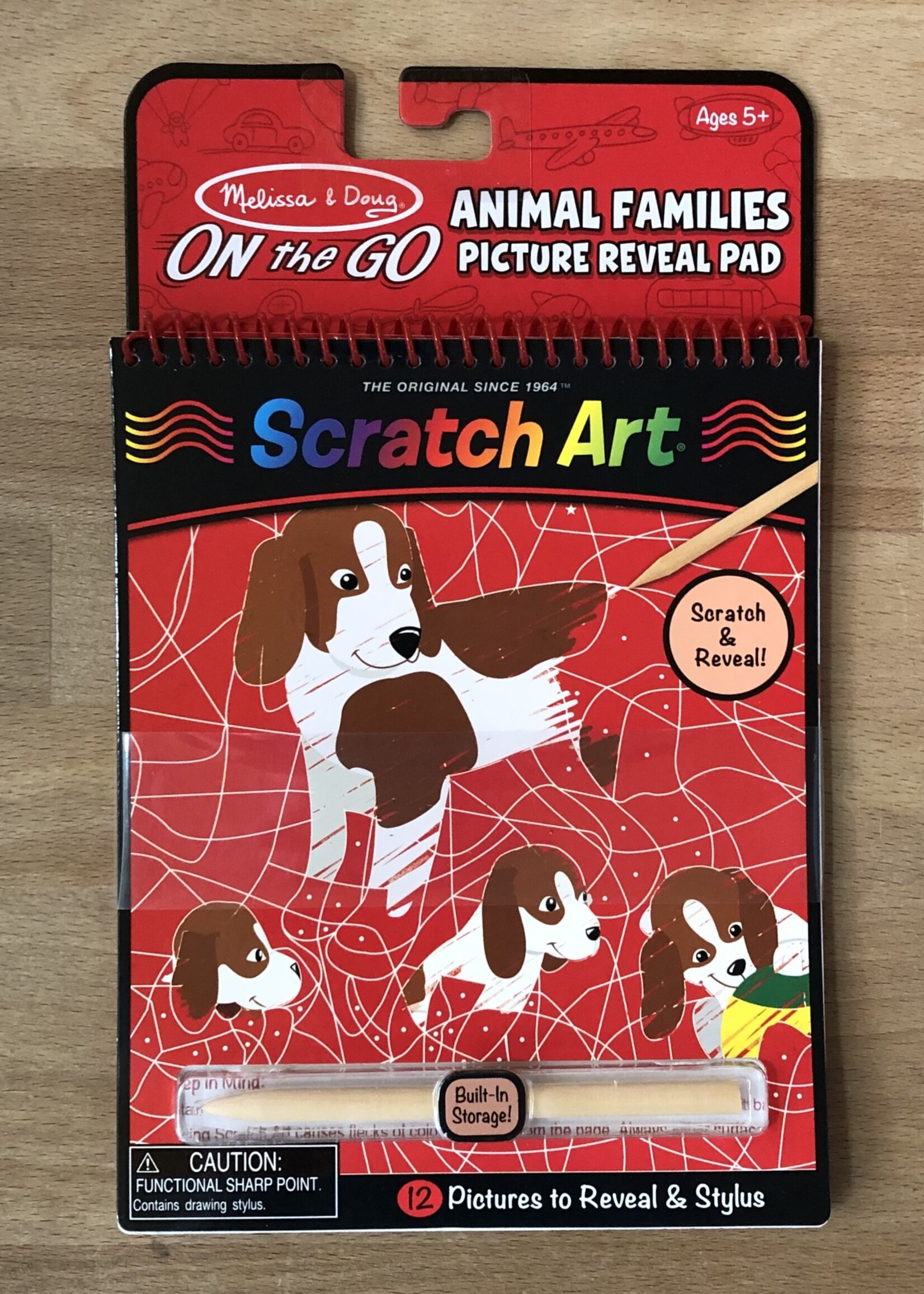 Melissa & Doug Scratch Art - Animal Families Hidden-Picture Pad