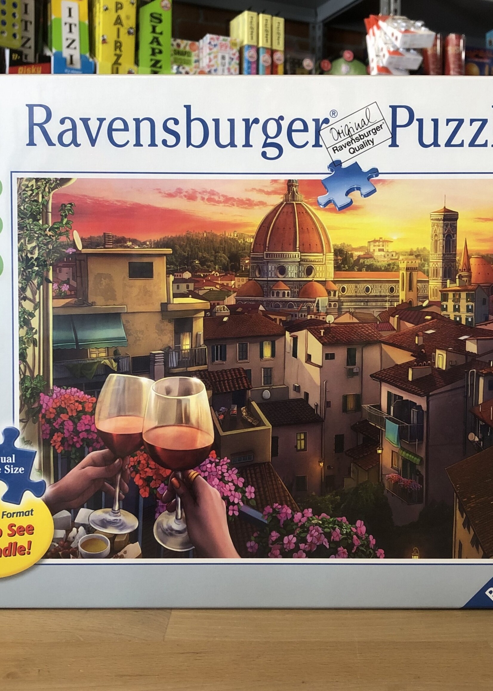 Ravensburger Puzzle - Cozy Wine Terrace 500 Pc.