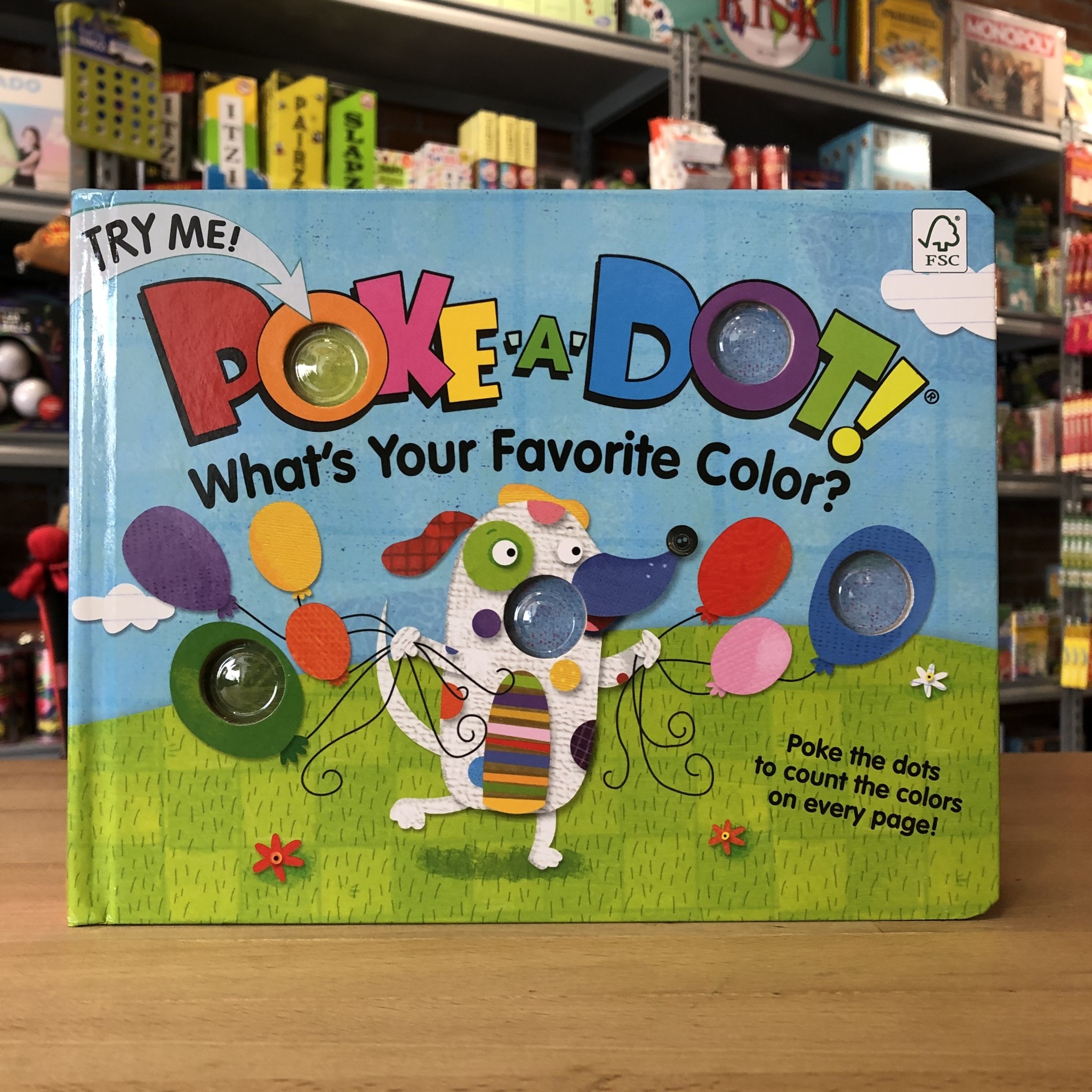 Melissa & Doug Book - Poke-a-Dot: What's Your Favorite Color - O'Toys