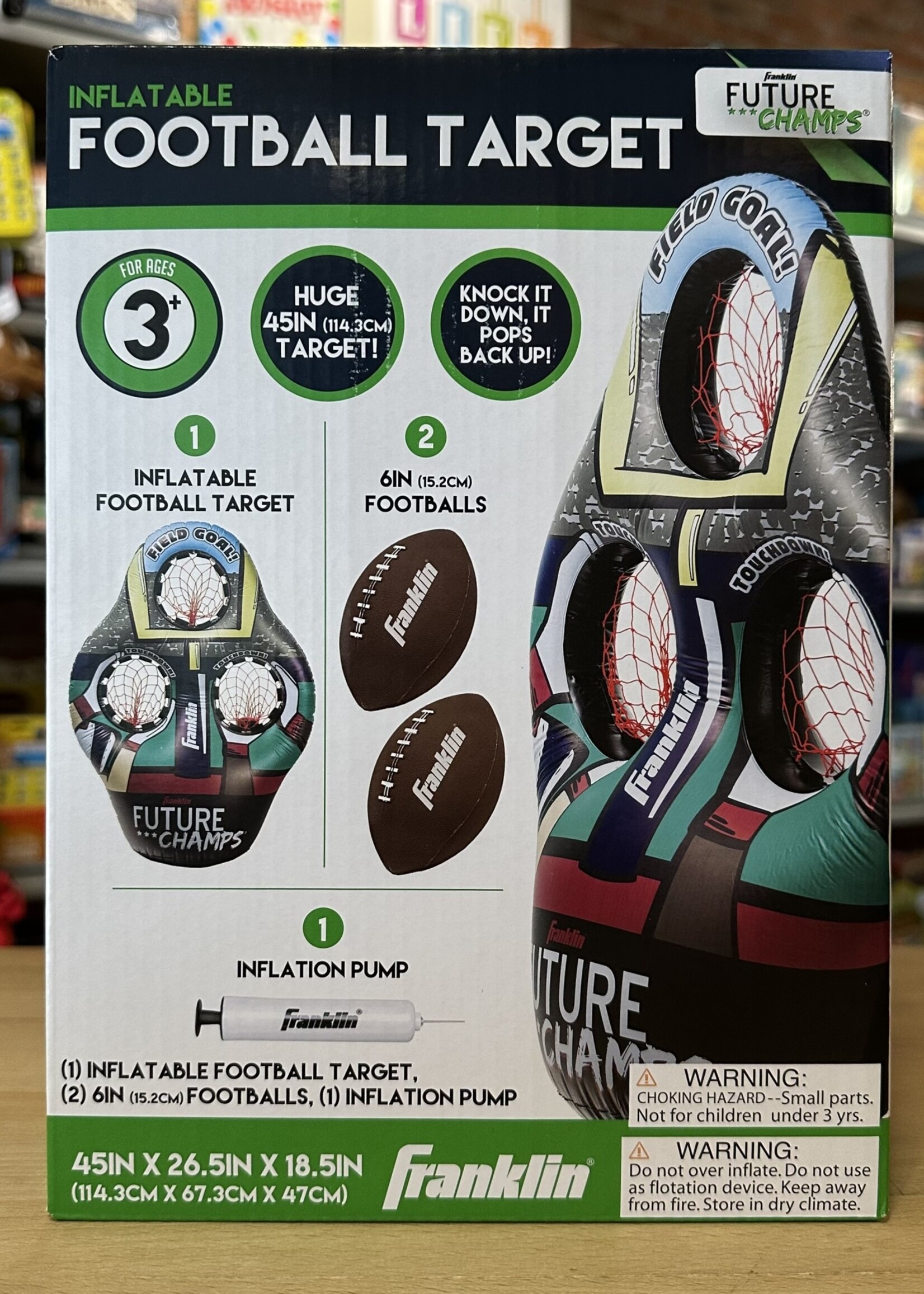 Franklin Inflatable 3 Hole Football Target