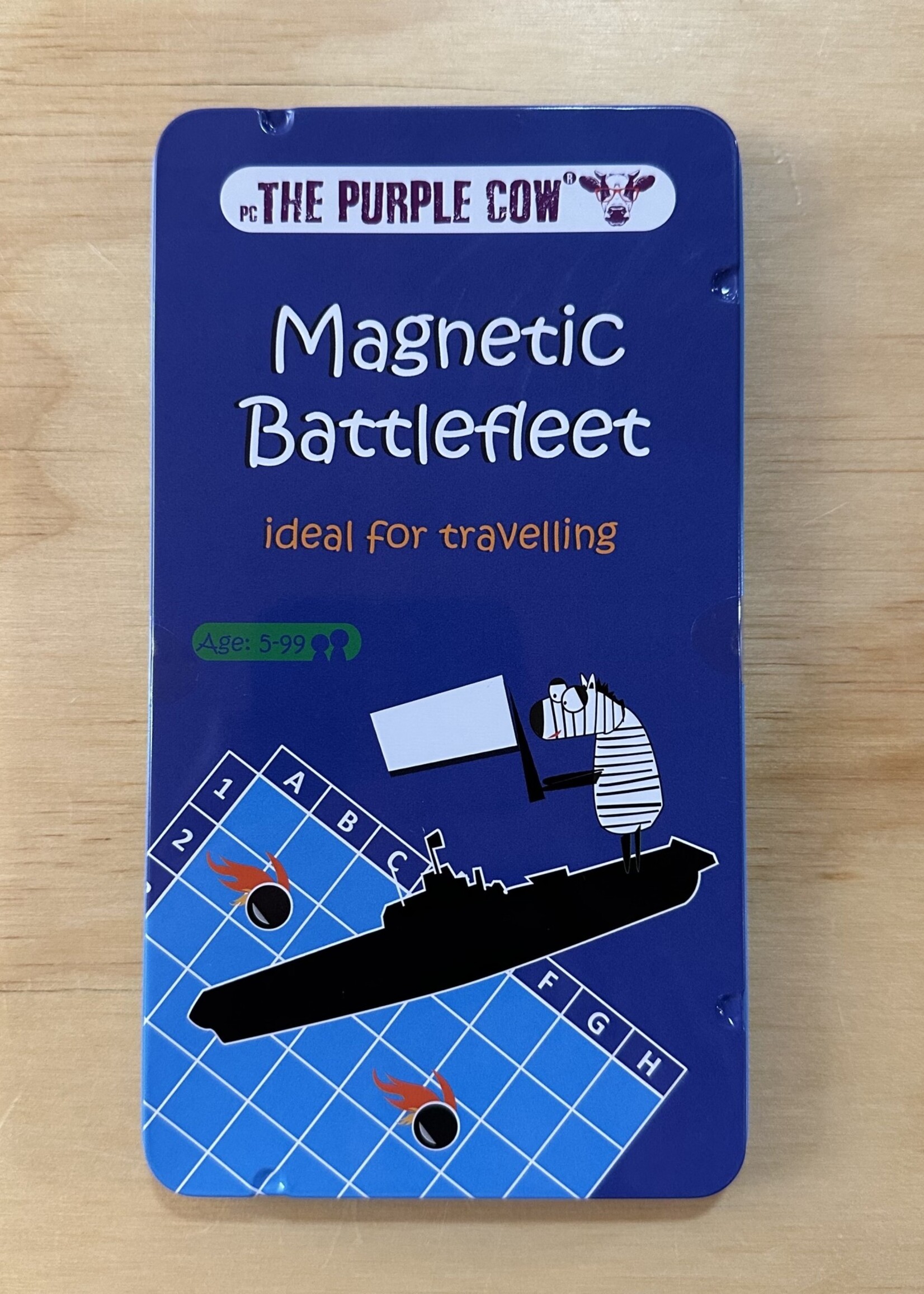 The Purple Cow Travel Game - Magnetic Battlefleet