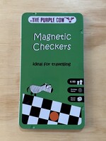 The Purple Cow Travel Game - Magnetic Checkers