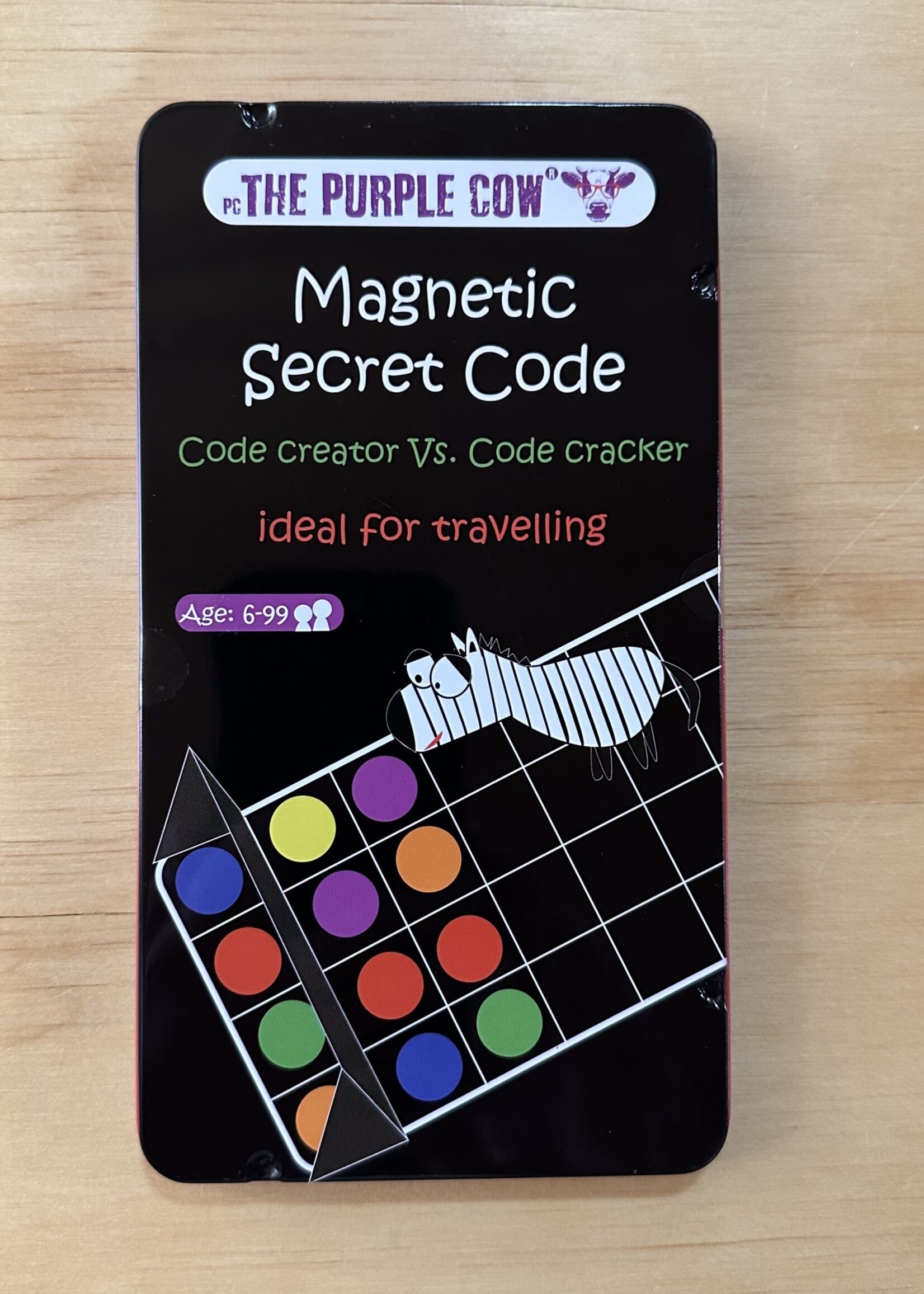 The Purple Cow Travel Game - Magnetic Secret Code