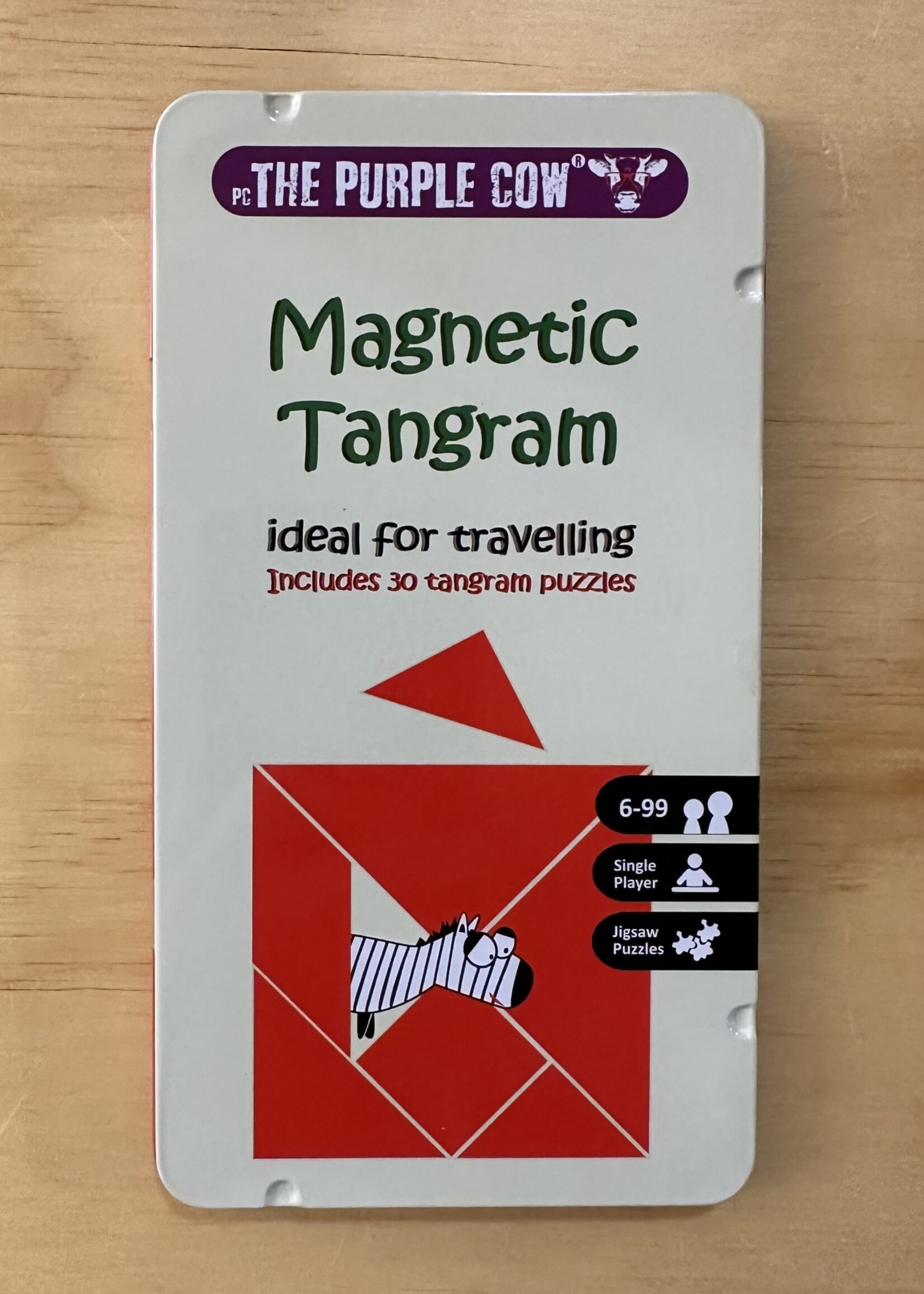 The Purple Cow Travel Game - Magnetic Tangram