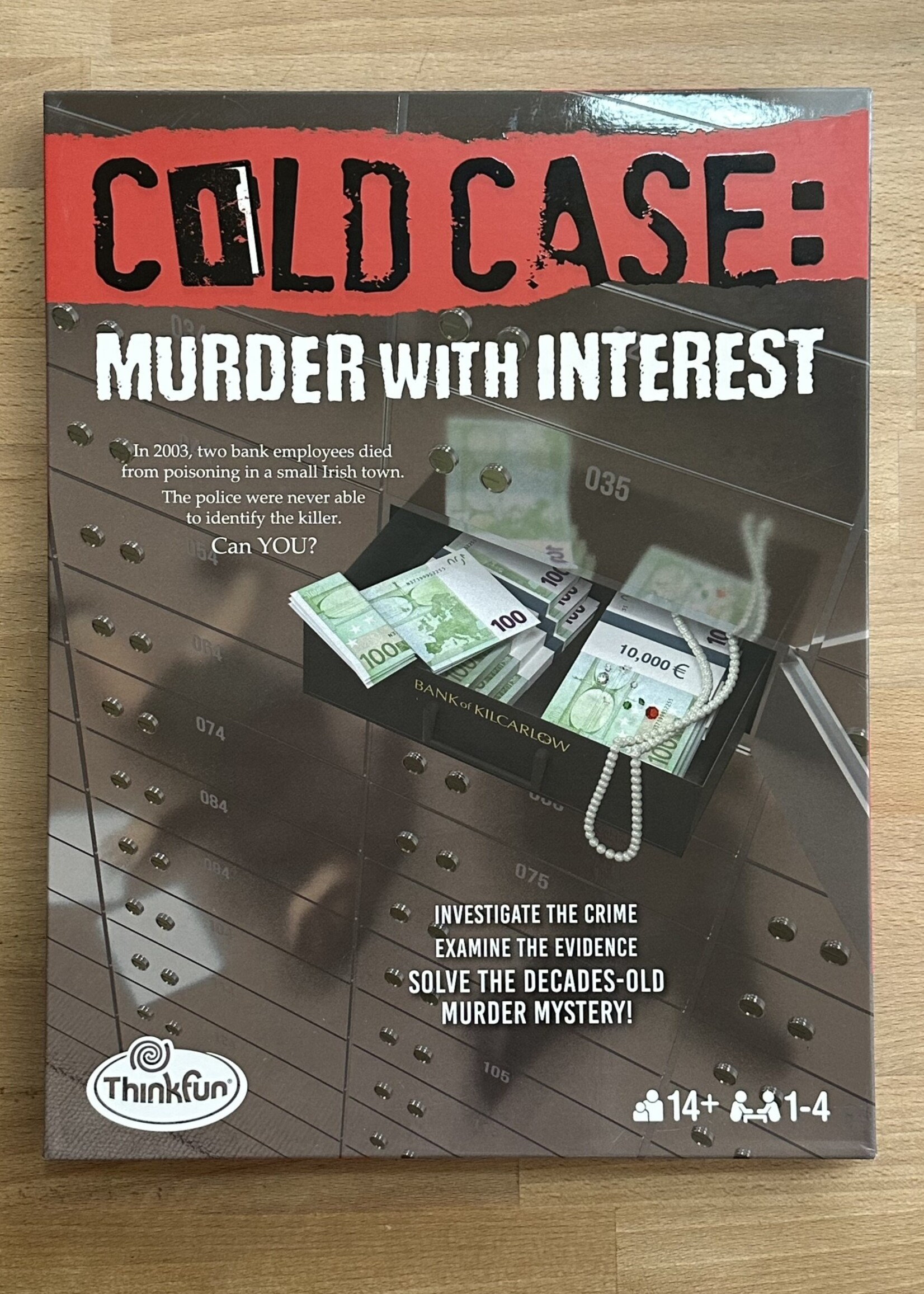 ThinkFun Game - Cold Case: Murder with Interest