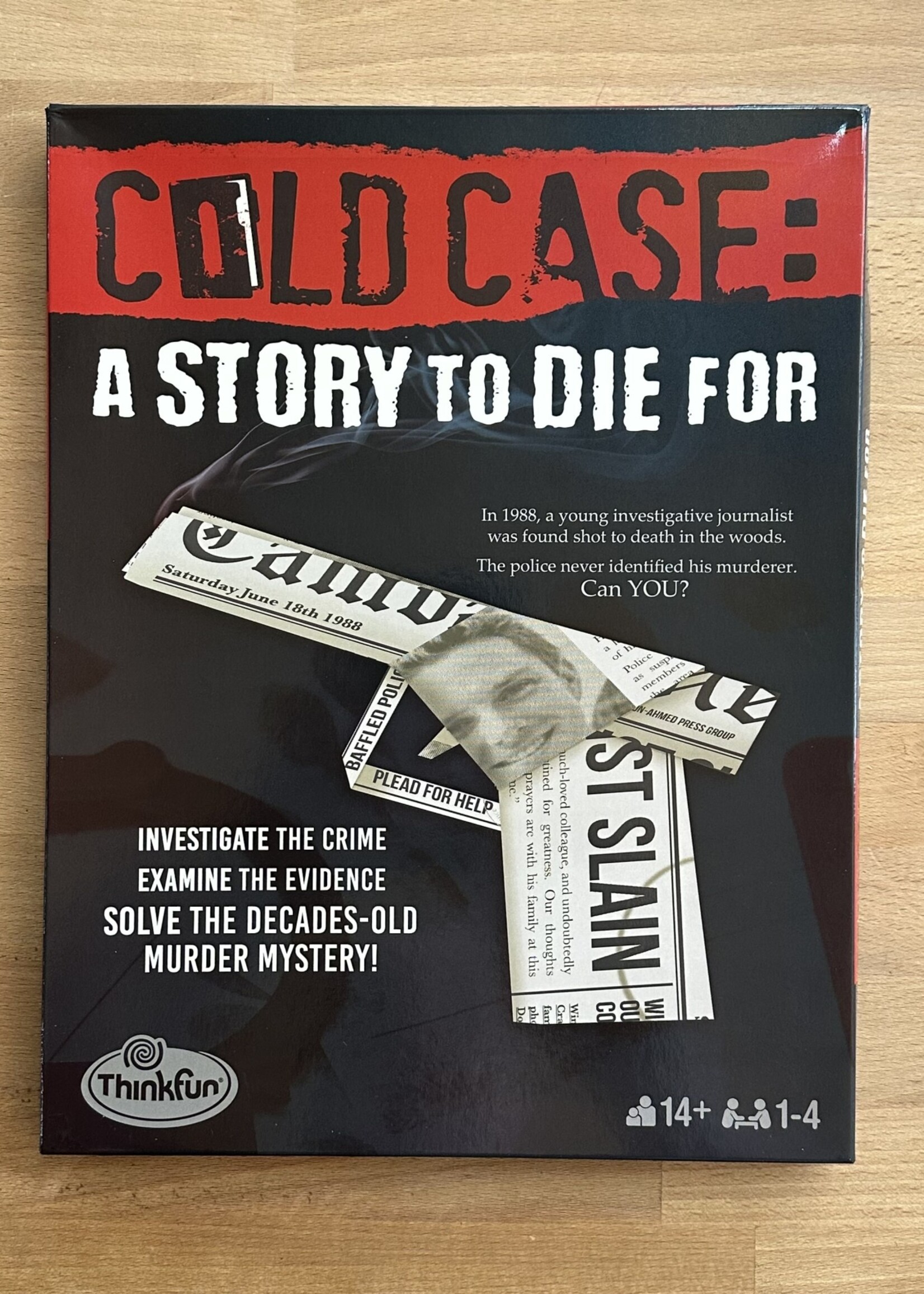 ThinkFun Game - Cold Case: A Story to Die For