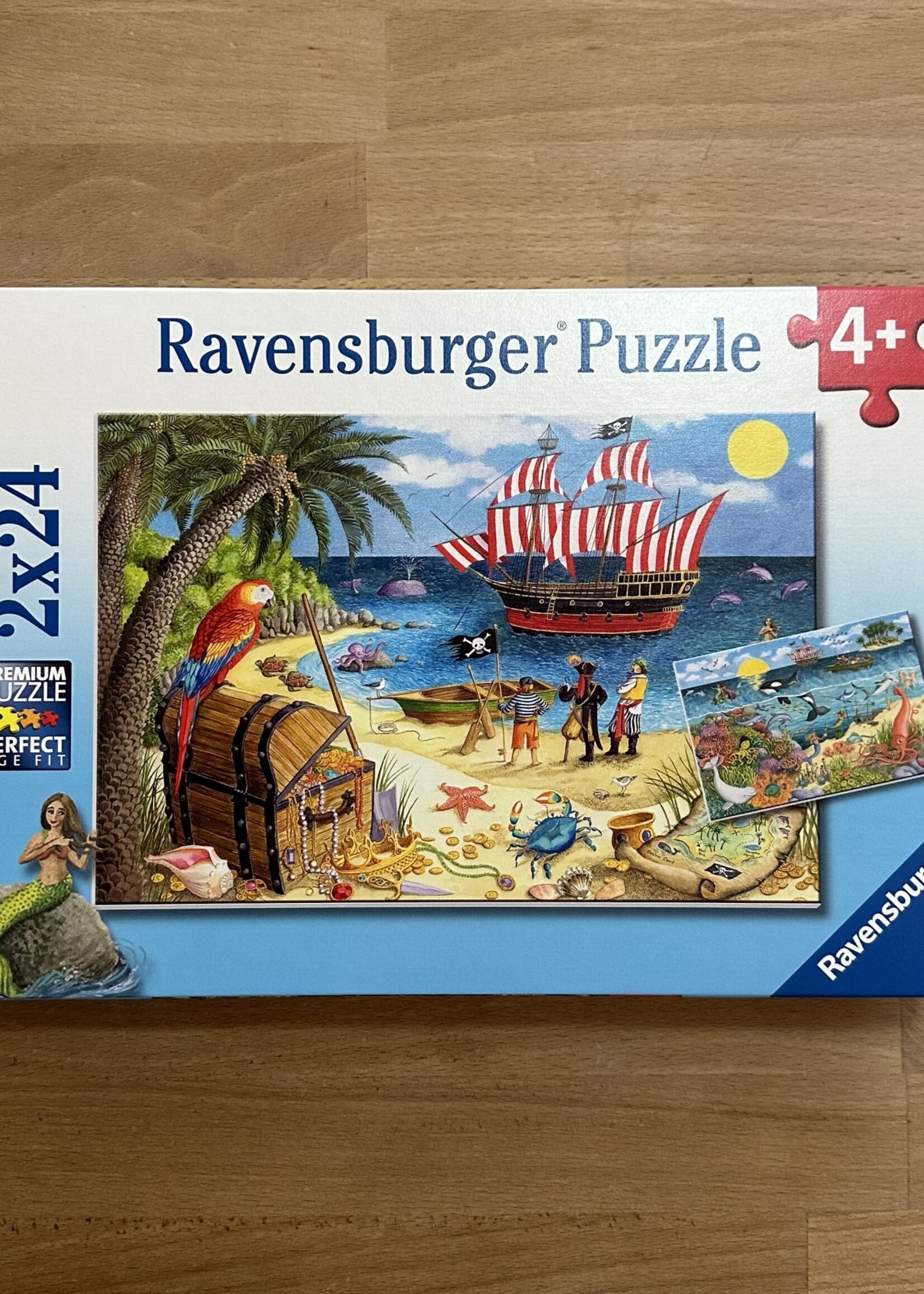 Ravensburger Puzzle - Pirates and Mermaids 2 x 24 Pc.