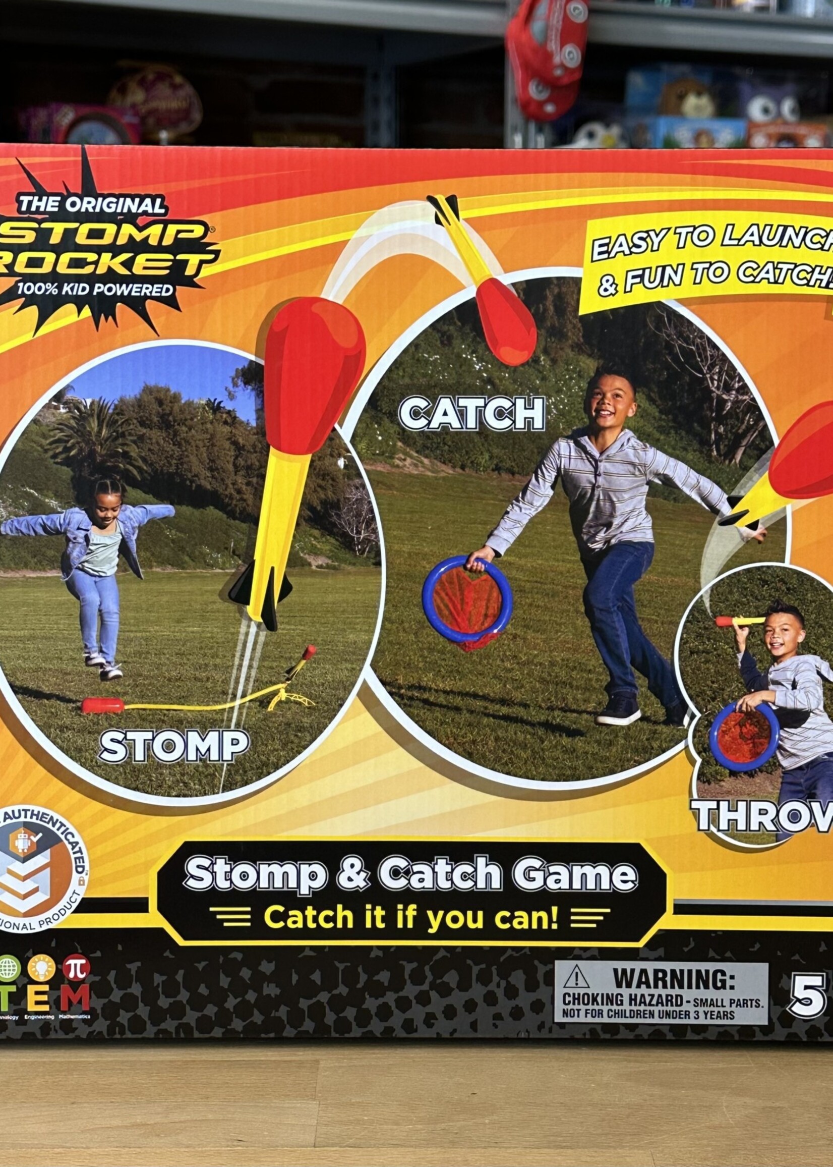 Stomp & Catch Rockets