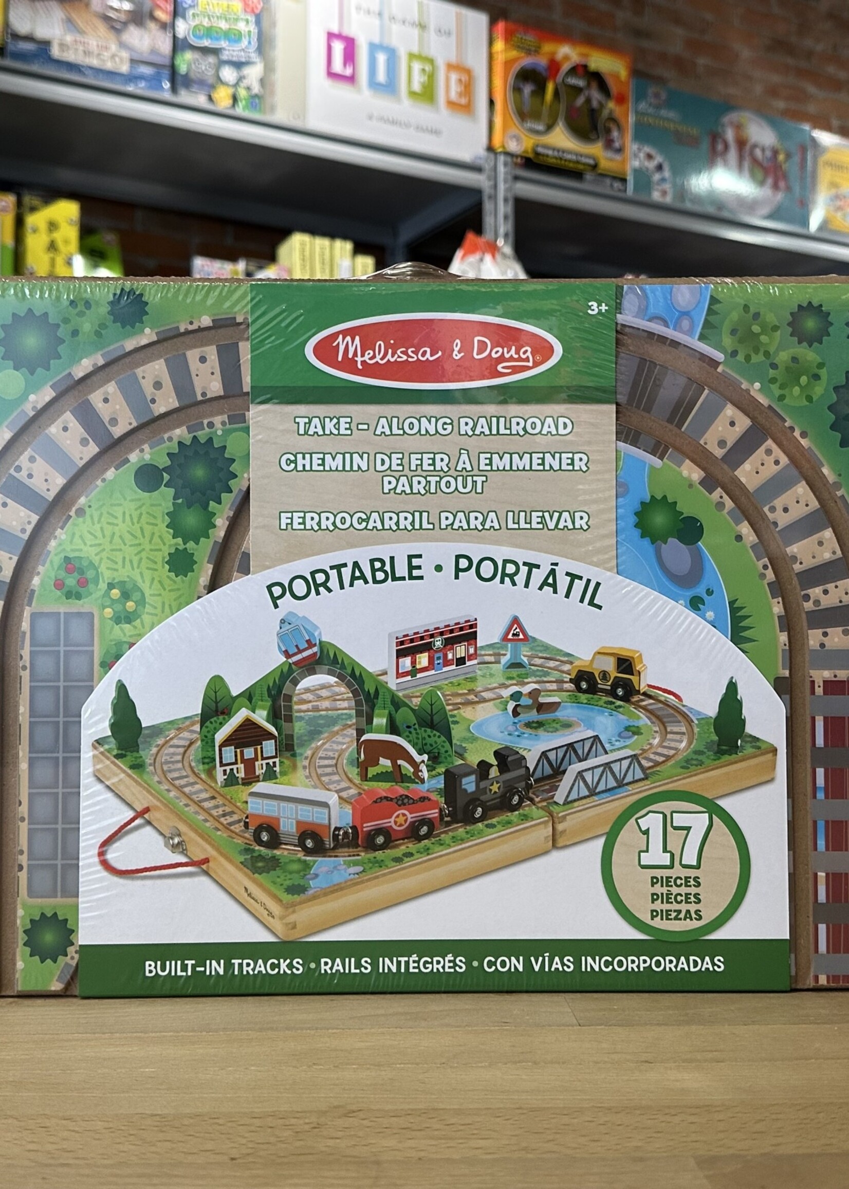 Melissa & Doug Take-Along Railroad