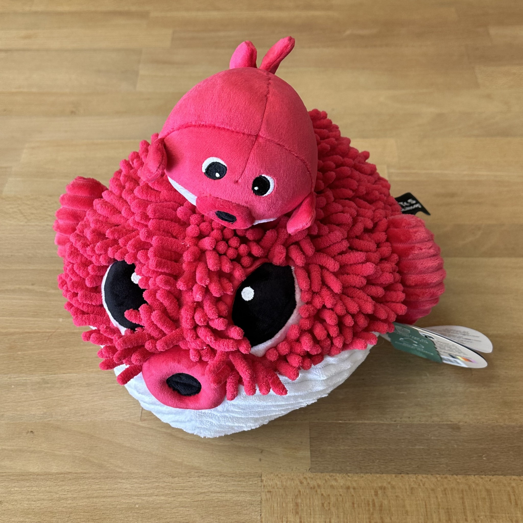 Stuffy - Beetroot Puffer Fish with Baby