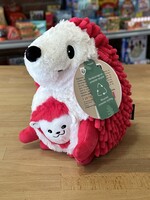 Tri-Action Toys Stuffy - Beetroot Hedgehog with Baby