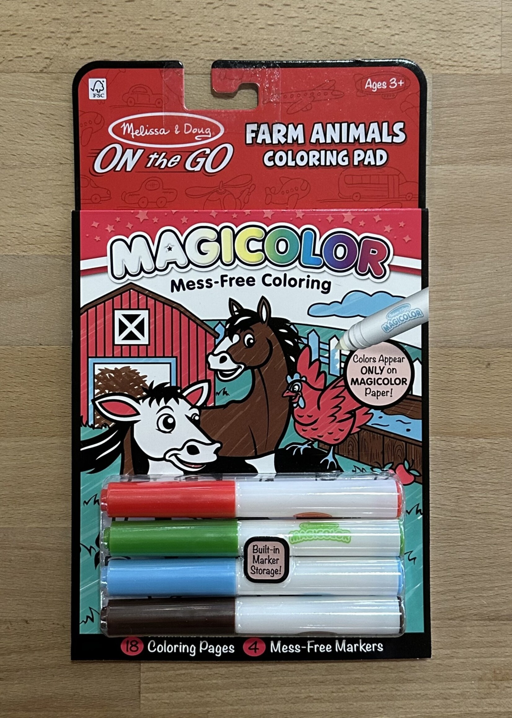 Melissa & Doug Magicolor - Farm Animals Coloring Pad