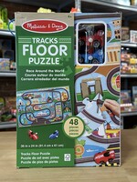 Melissa & Doug Floor Puzzle & Play Set - Race Track