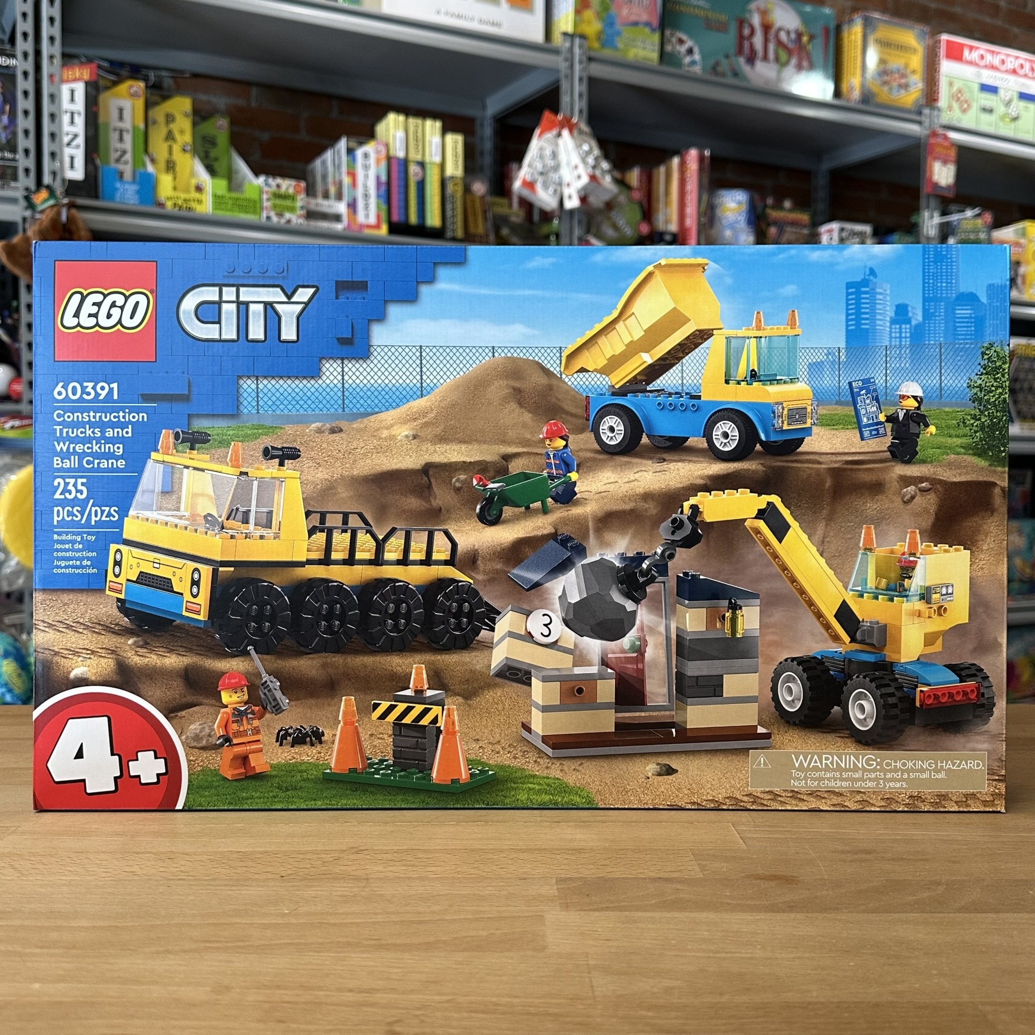  LEGO City Construction Trucks and Wrecking Ball Crane