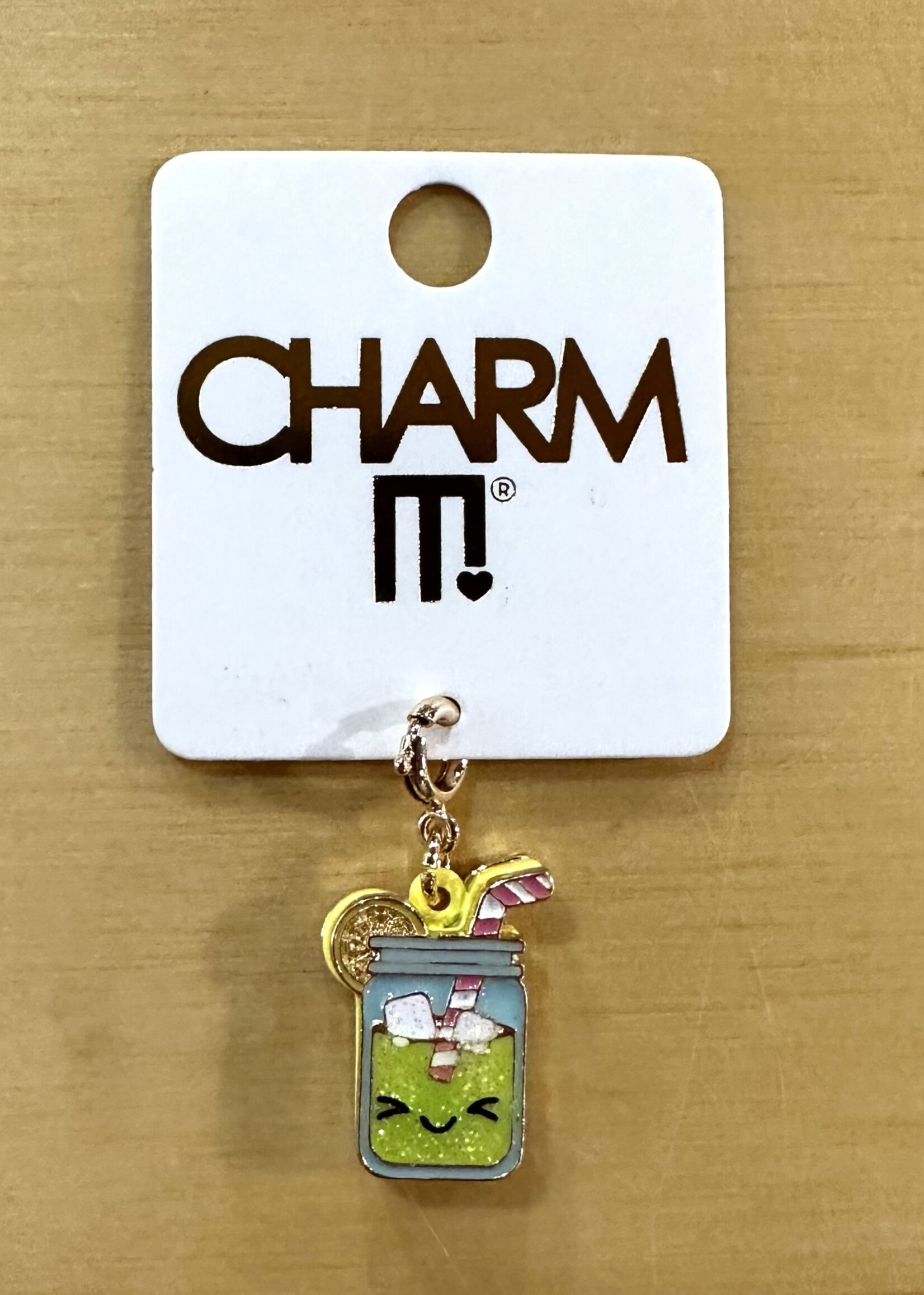 Charm It Charm It! - Gold Glitter Lemonade Charm