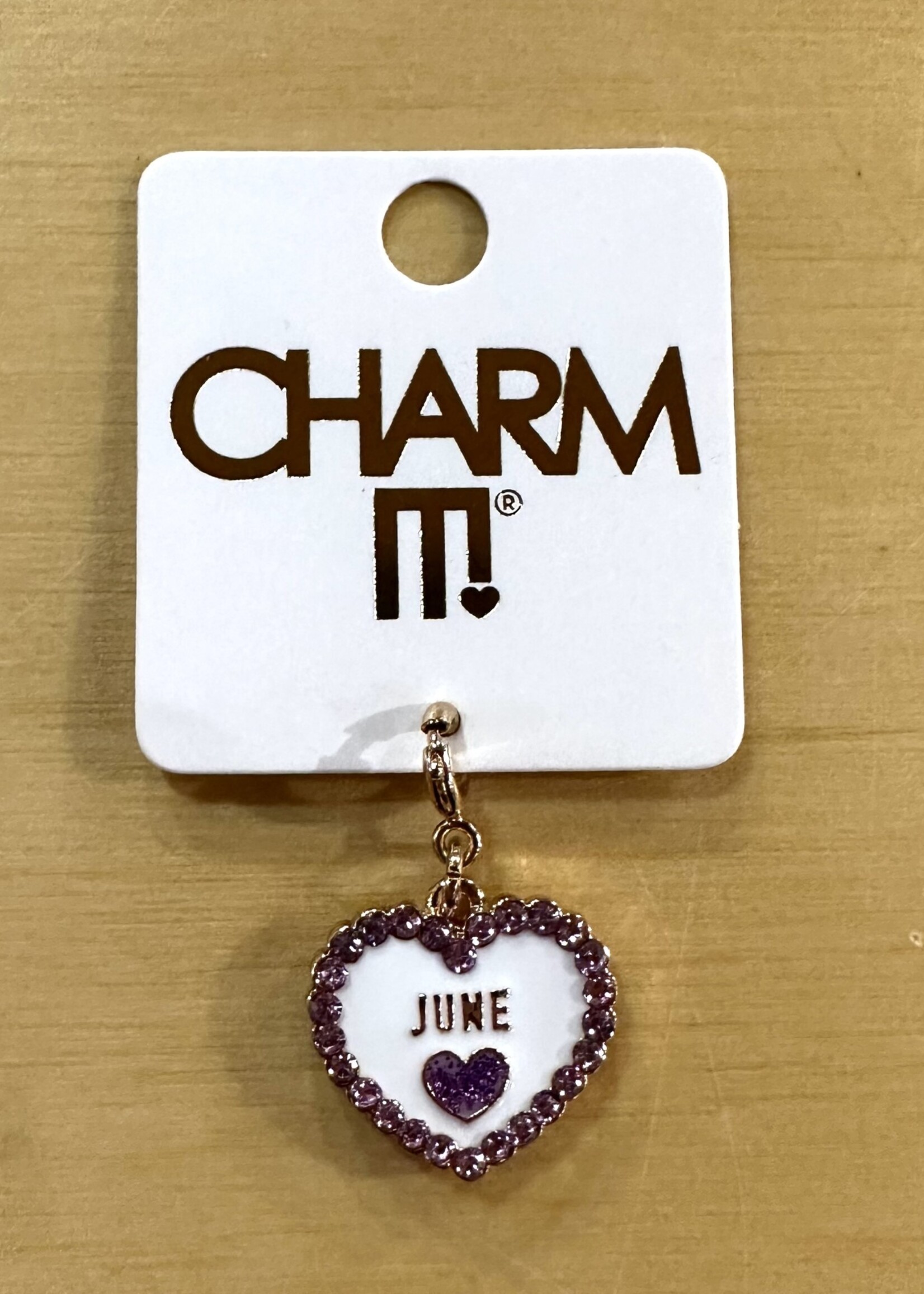 Charm It Charm It! - Gold June Birthstone Charm