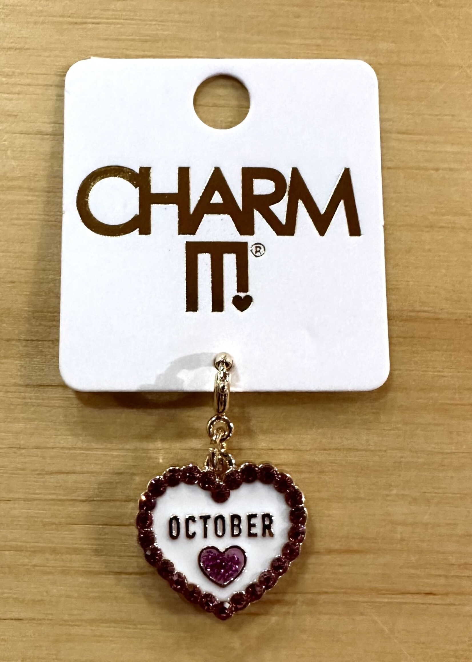 Charm It! Charm It! - Gold October Birthstone Charm
