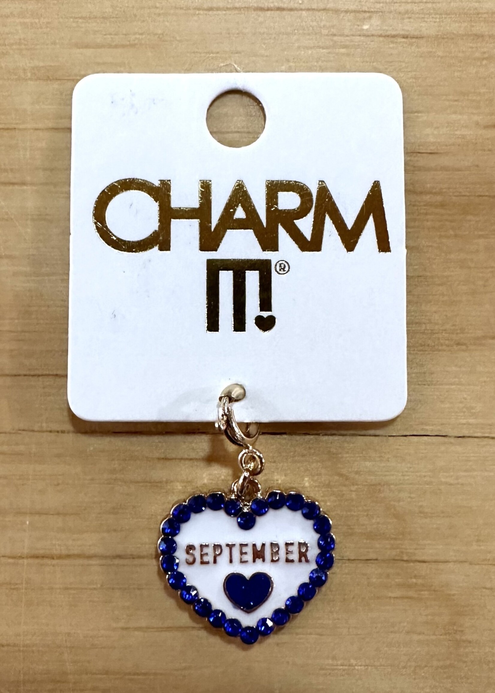 Charm It Charm It! - Gold September Birthstone Charm