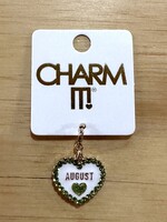 Charm It Charm It! - Gold August Birthstone Charm