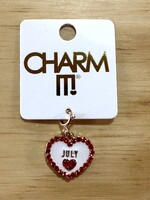 Charm It Charm It! - Gold July Birthstone Charm