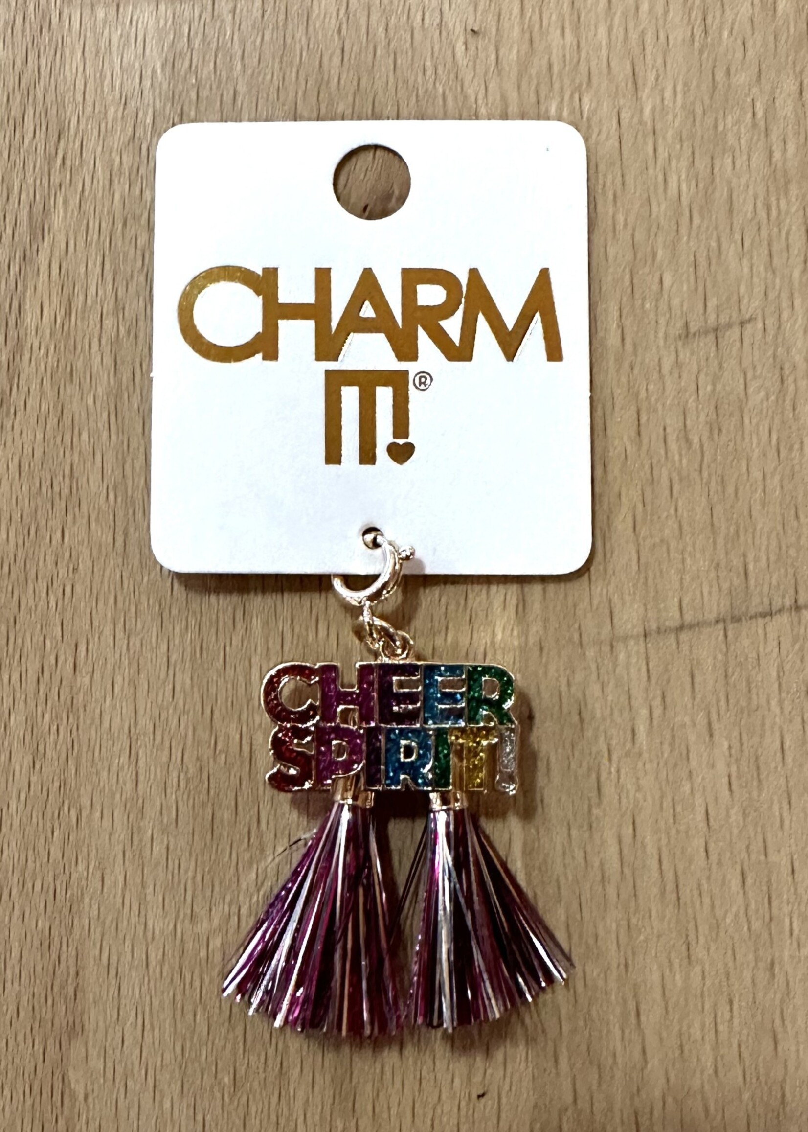 Charm It Charm It! - Gold Cheer Spirit Charm