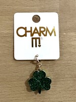 Charm It Charm It! - Gold Glitter Shamrock Charm