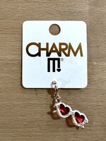Charm It Charm It! -  Gold Heart Sunglasses Charm