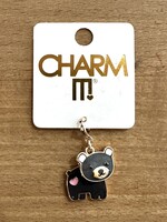 Charm It Charm It! - Gold Swivel Bear Charm