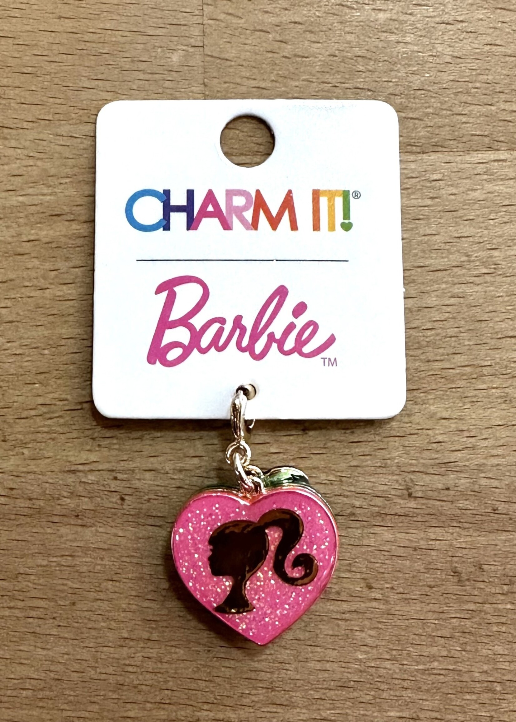 Charm It Charm It! - Gold Barbie Girl Heart Charm