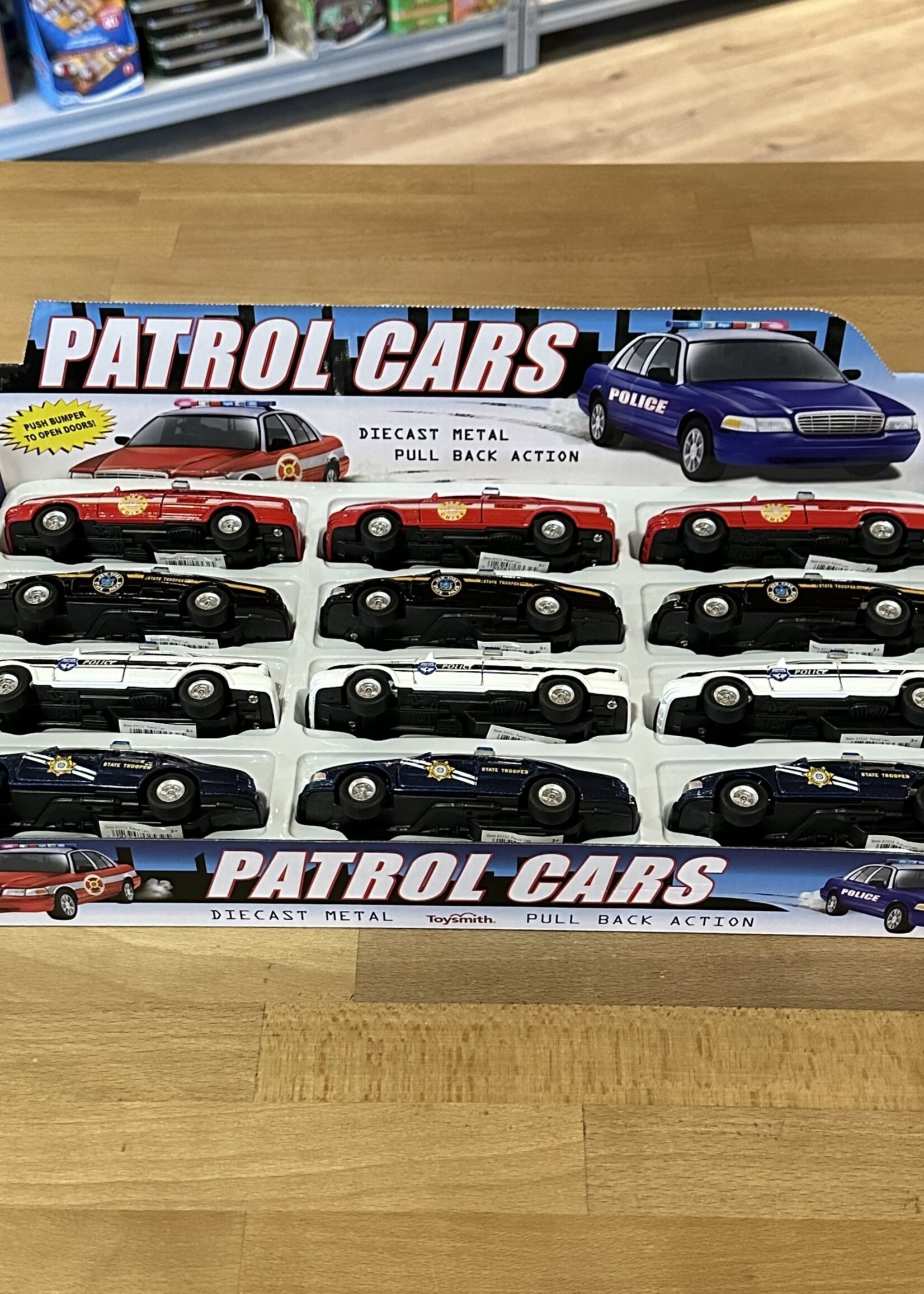 Toysmith Pull Back Patrol Car