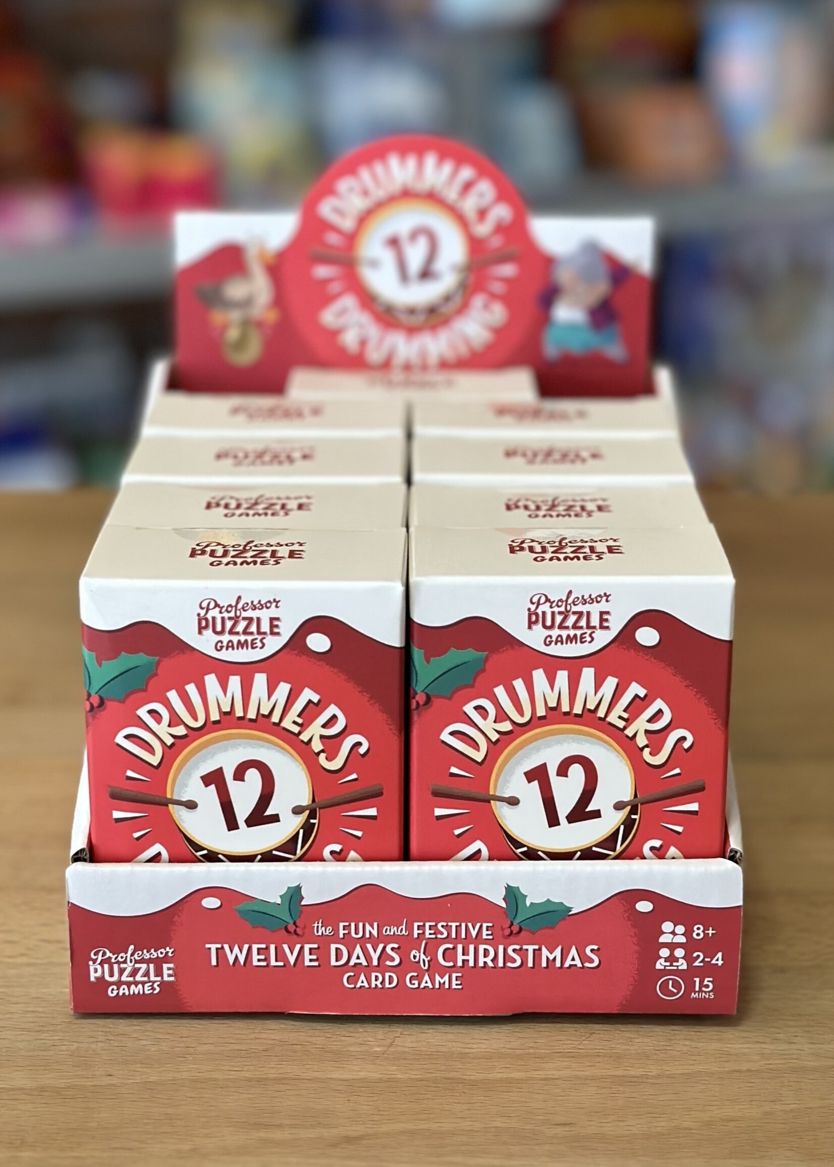 Professor Puzzle Card Game - 12 Drummers Drumming