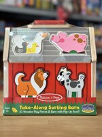 Melissa & Doug Take-Along Sorting Barn